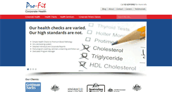 Desktop Screenshot of pfcorporatehealth.com